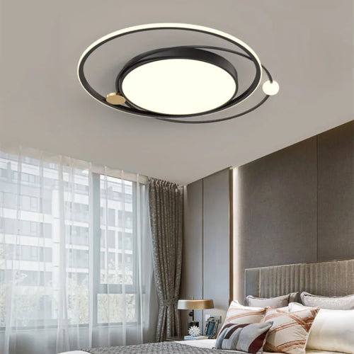 Lustres nordique moderne or