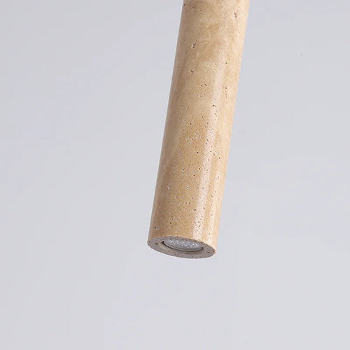 suspension vintage en pierre naturelle avec abat-jour cloche