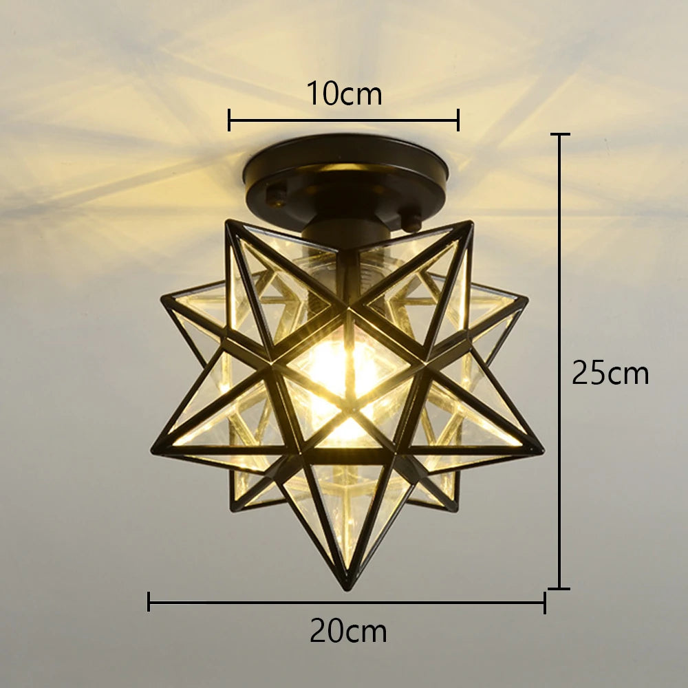 plafonnier moderne en cristal avec éclairage led intérieur - vue 7 sur 9