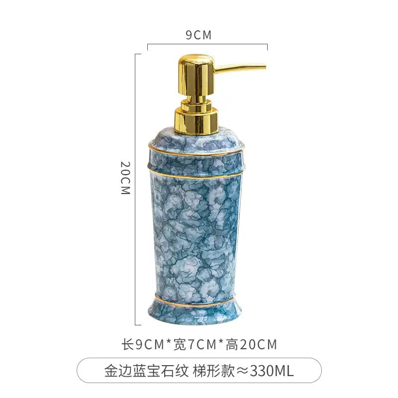 distributeur de savon céramique pour gel douche et désinfectant - vue 21 sur 30