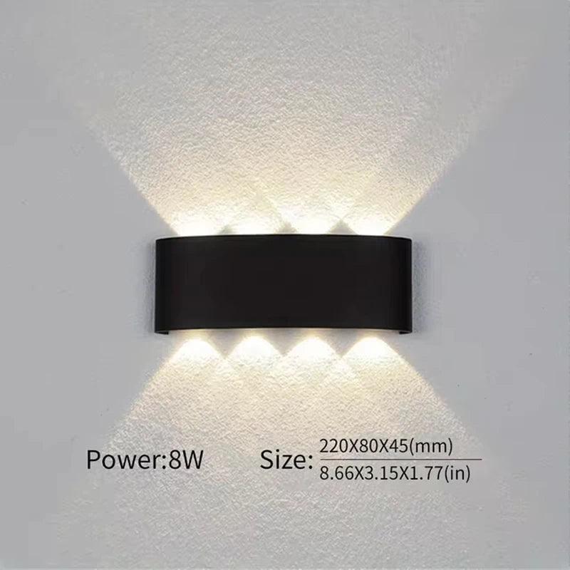 applique murale extérieure led étanche pour éclairage moderne - vue 7 sur 7