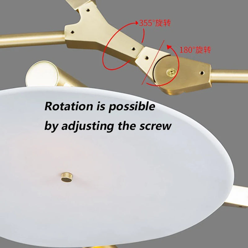 lustre moléculaire sandyha luminaire suspendu soffitto