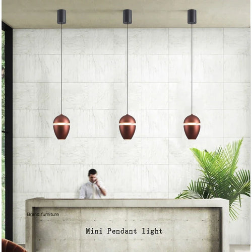 Lamp Nordic Minimalist Modern Bedside Pendant Light Fixtures , Single-Light Ceiling Light Fixture For Bedroom, Kitchen, Entryway - vue 5 sur 11