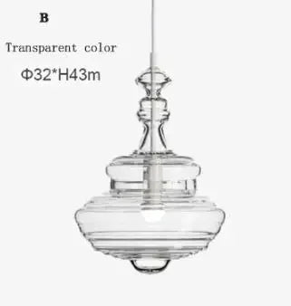suspension industrielle vintage en verre pour éclairage artistique - vue 13 sur 15