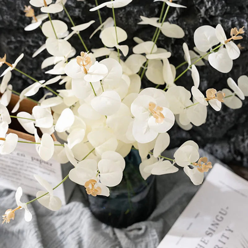 feuilles d'eucalyptus fleurs artificielles pour décorations et arrangements floraux - vue 5 sur 7