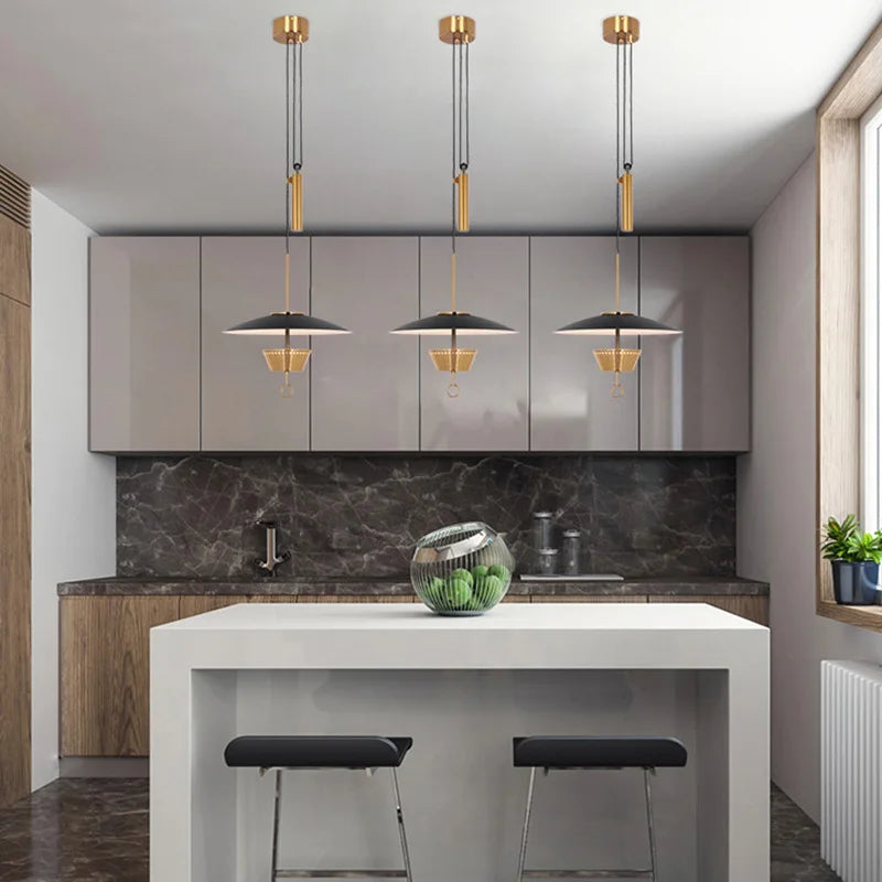 suspension moderne en forme dovni pour divers espaces