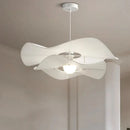 lustre Design nordique tissu LED lumières chambre salon salle à manger décoration maison fleur