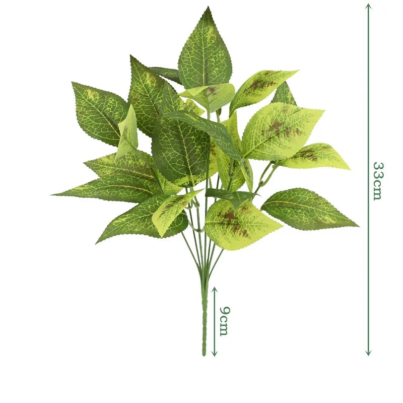 feuilles de bambou dieffenbago en soie pour décoration élégante - vue 28 sur 32