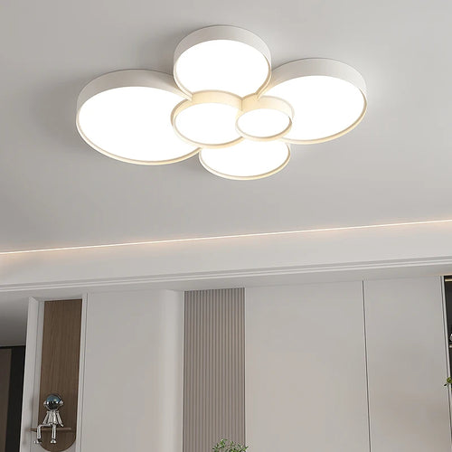 lustre led moderne pour éclairage intérieur décoratif - vue 4 sur 12