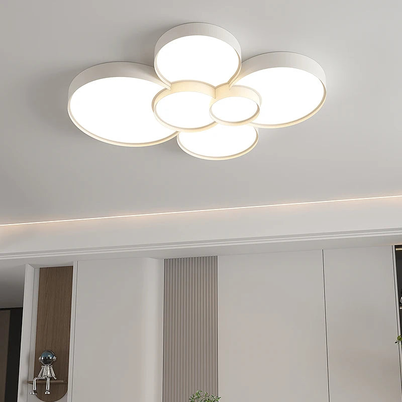 lustre led moderne pour éclairage intérieur décoratif - vue 4 sur 12