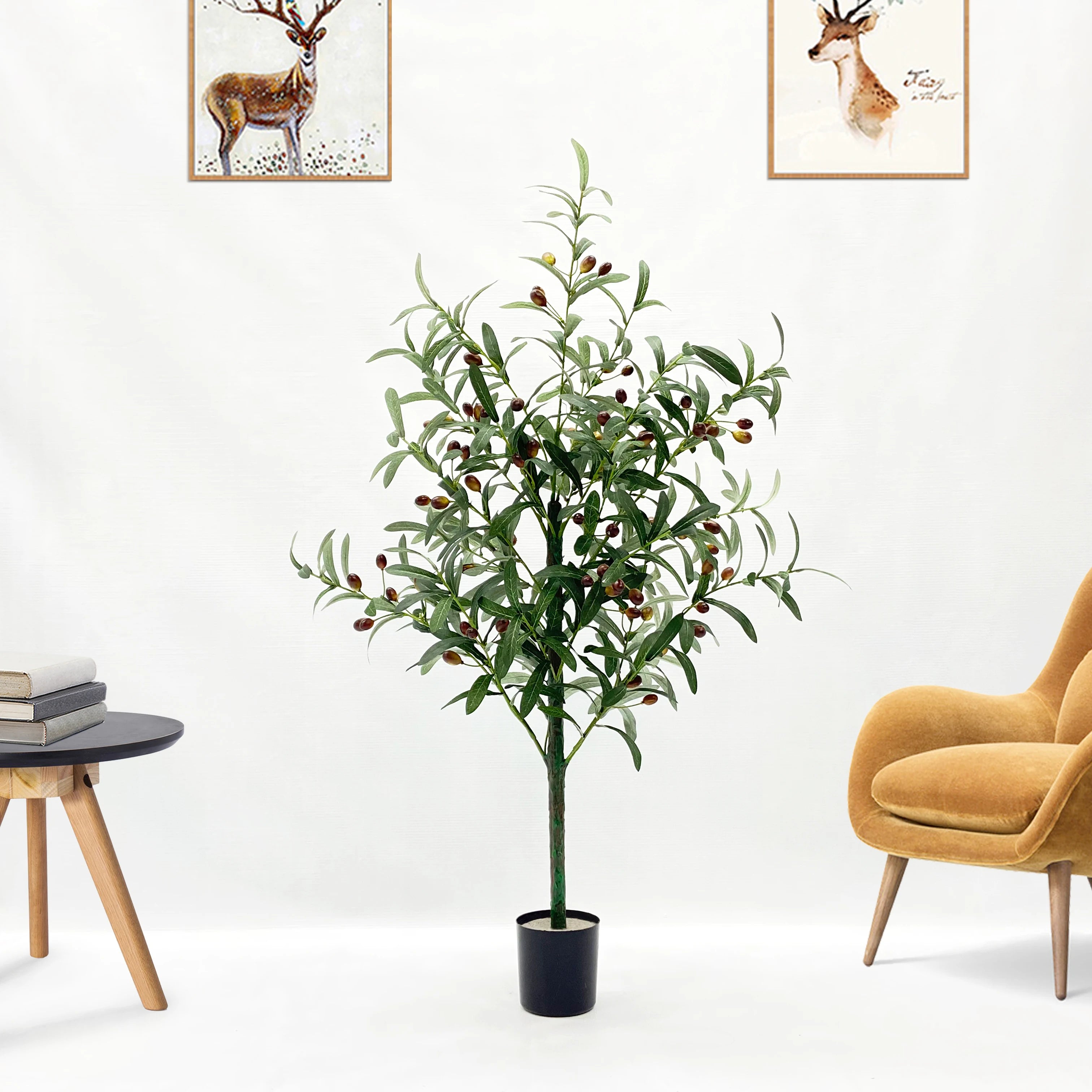 plante artificielle en pot pour décoration intérieure moderne - vue 9 sur 12