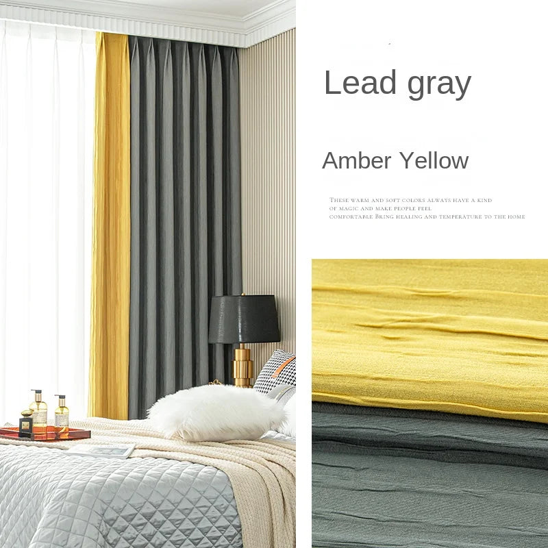 Rideau occultant moderne plissé isolation thermique salon chambre