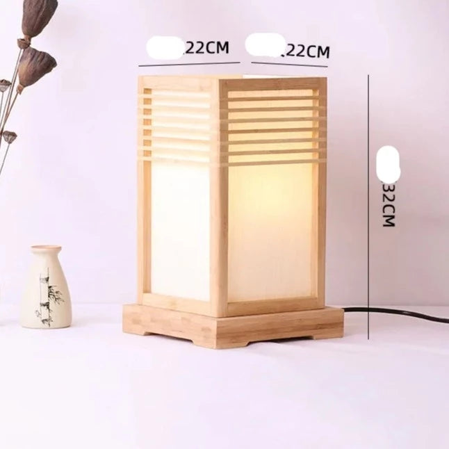 Lampe de Table japonaise Tatami Club Zen - vue 9 sur 13