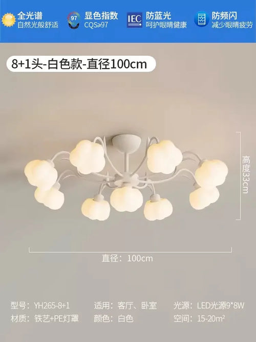 plafonnier nordique personnalisé pour chambre enfant lumineuse et colorée - vue 10 sur 12