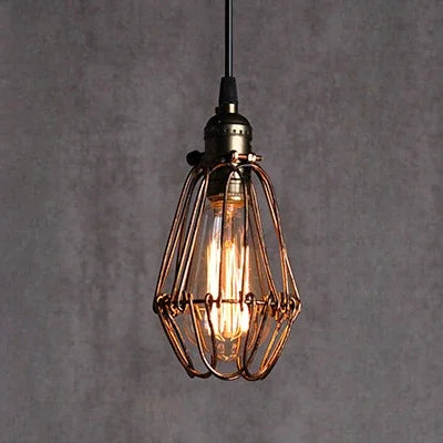 suspension vintage edison pour décoration industrielle intérieure