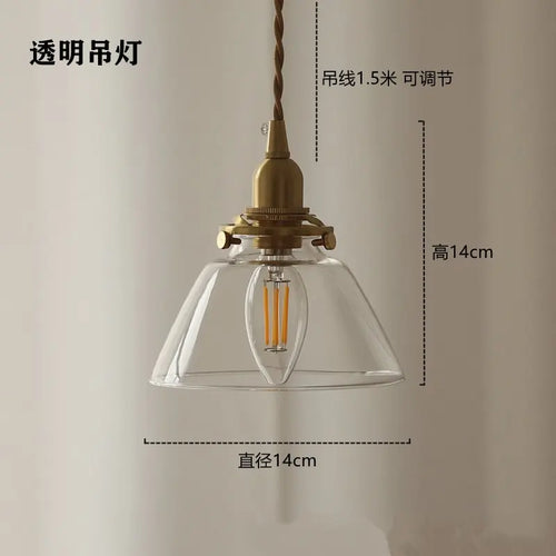 suspension rétro en verre et laiton pour intérieur créatif - vue 11 sur 10