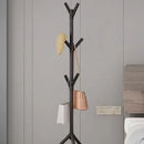 porte-manteau mobile avec crochets en forme de branche pour rangement pratique