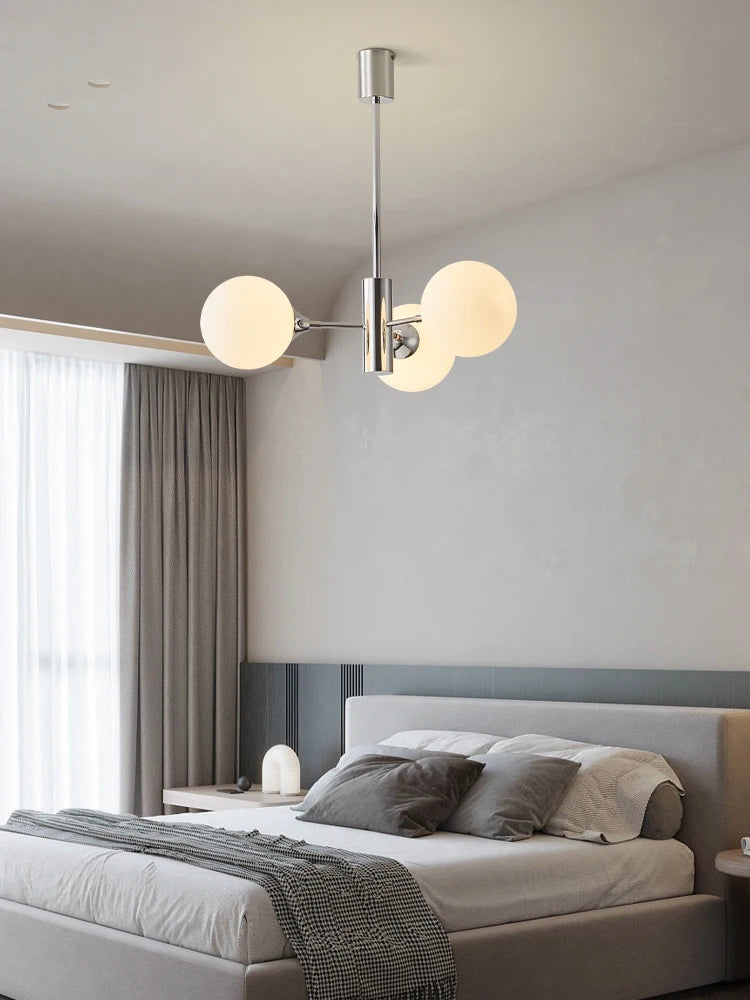 lustre design nordique moderne forme haricot magique luxe éclairage intérieur