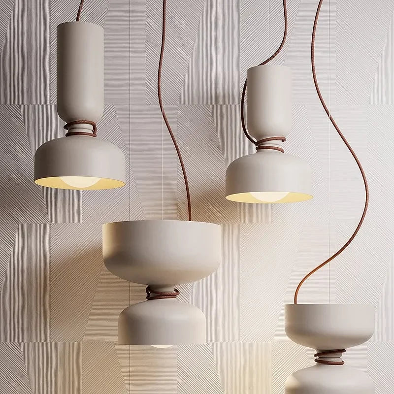 suspension nordique moderne à led pour décoration intérieure créative