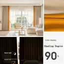 Rideau occultant moderne plissé pour chambre salon
