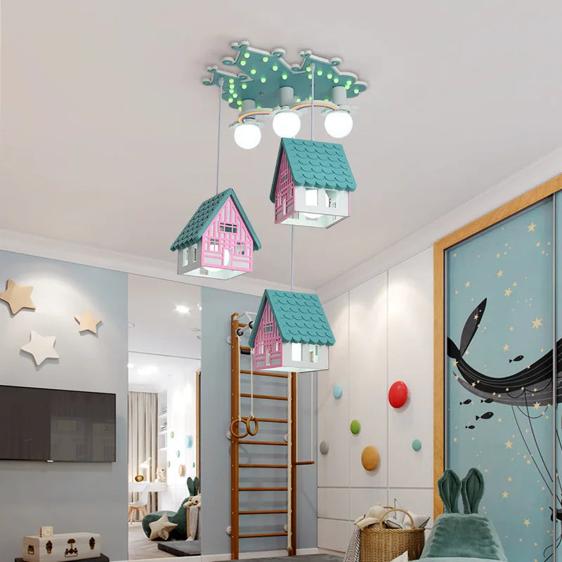 lustre pour chambre d'enfant décorations de noël suspendues