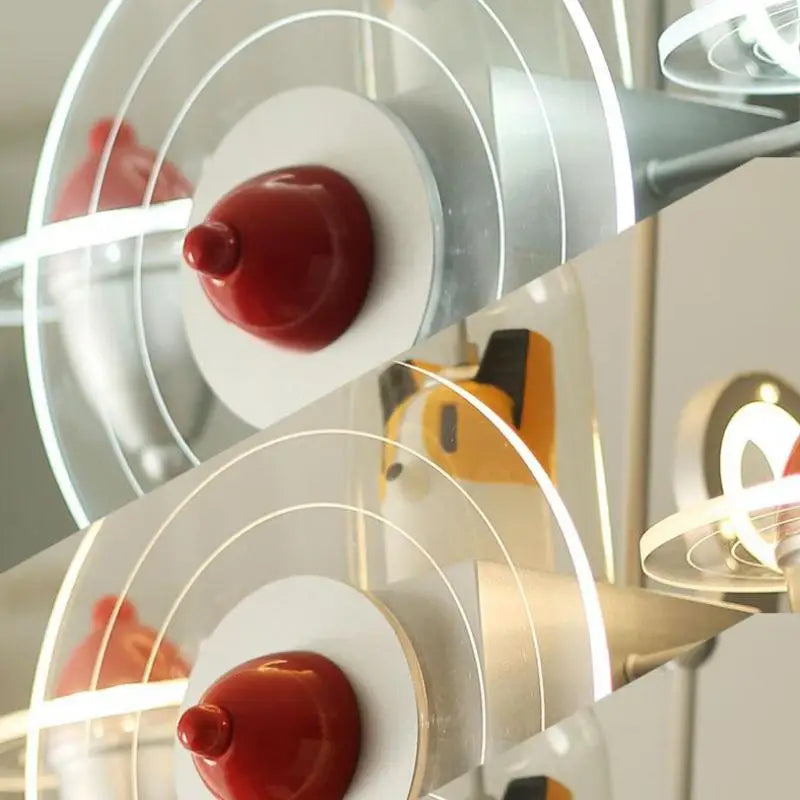 plafonnier moderne en forme d'avion pour enfant décoratif - vue 8 sur 9