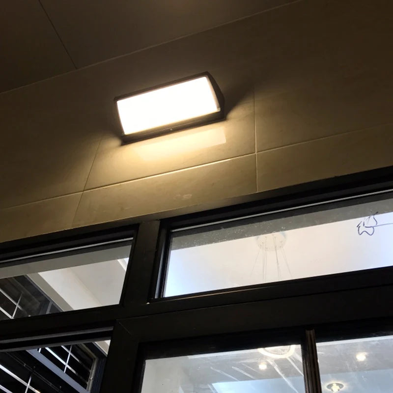 applique murale led aluminium étanche pour extérieur et jardin - vue 5 sur 8