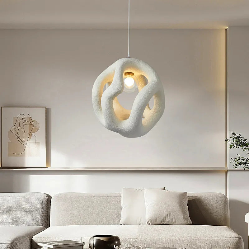 lustre led nordique fait main style wabi sabi restaurant