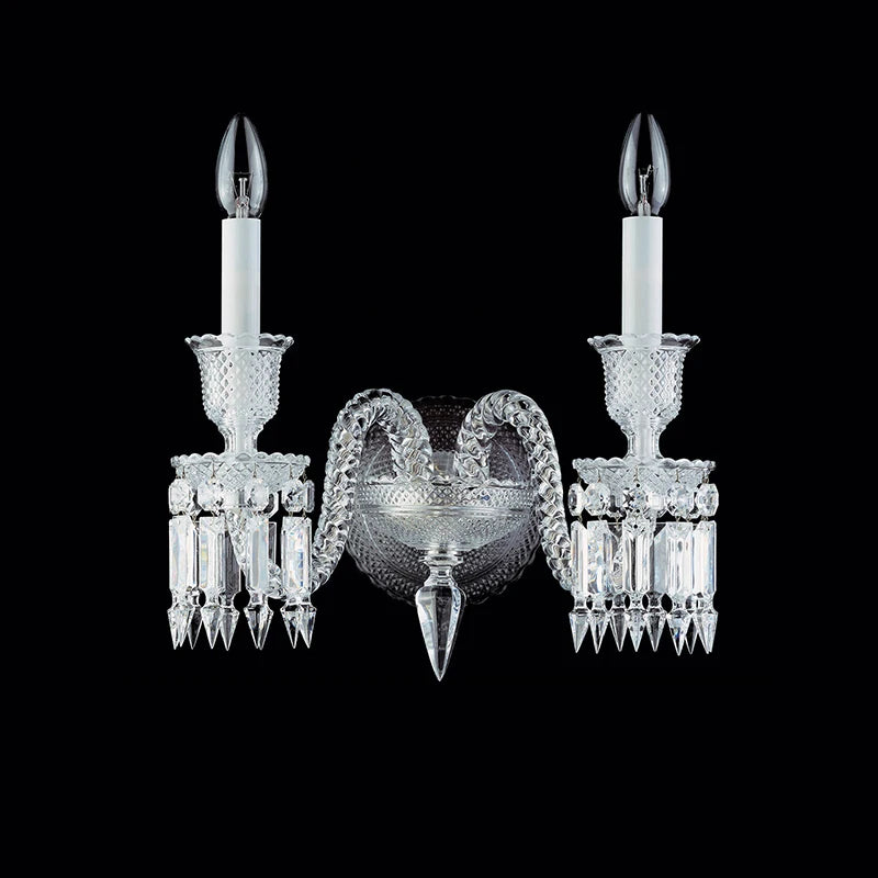 applique murale en cristal pour décoration intérieure luxe moderne - vue 6 sur 7