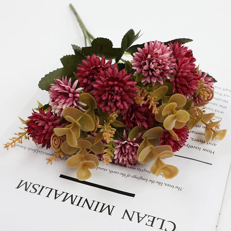 bouquet de fleurs artificielles décoratif pour intérieur et événements