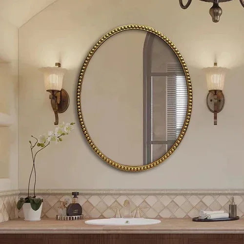 miroirs décoratifs muraux ovales en macramé nordique pour décoration - vue 10 sur 13