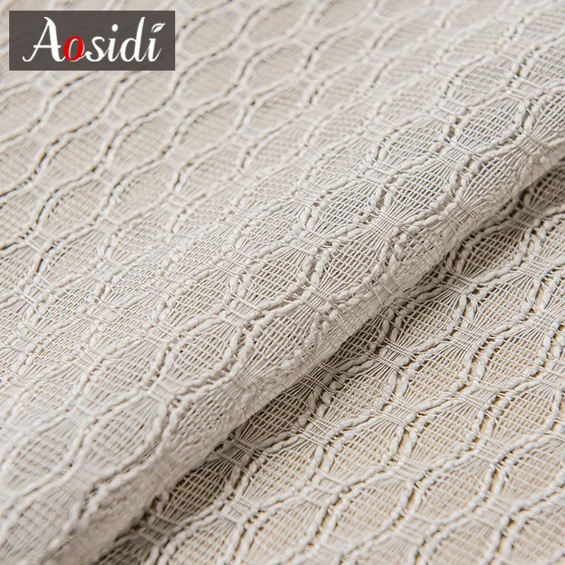 Voilage tulle moderne rayé pour salon chambre fenetre - vue 6 sur 9