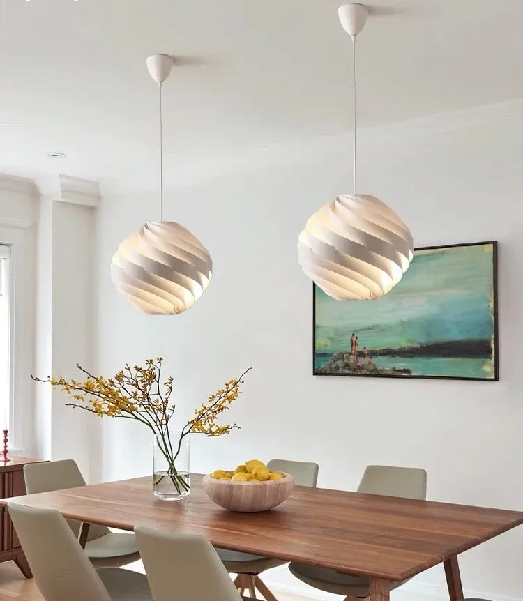 Gubi Turbo suspension design globe suspension lampe blanche pour salon lampes de chevet résidentielles maison table à manger lumières