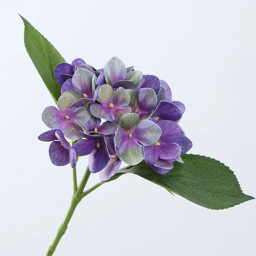 branche d'hortensia artificielle bouquet de fleurs décoratif - vue 14 sur 14