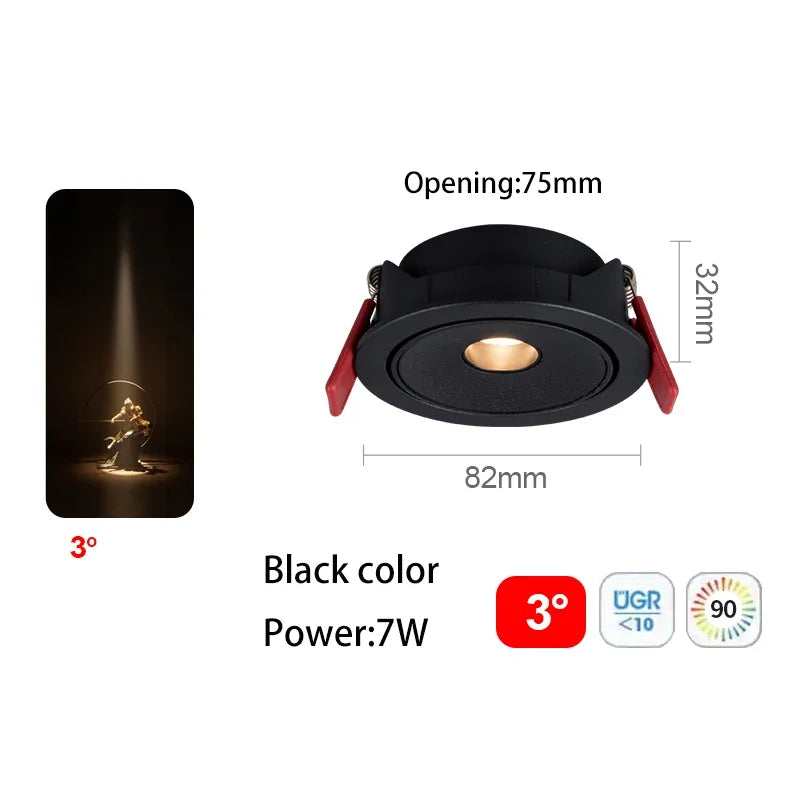 spot led ultra fin à angle de faisceau pour éclairage intérieur - vue 13 sur 24
