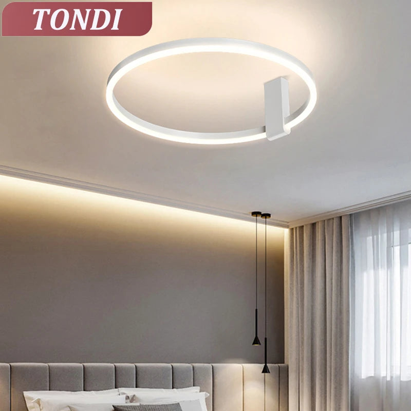 Plafonnier led minimaliste moderne pour décoration loft