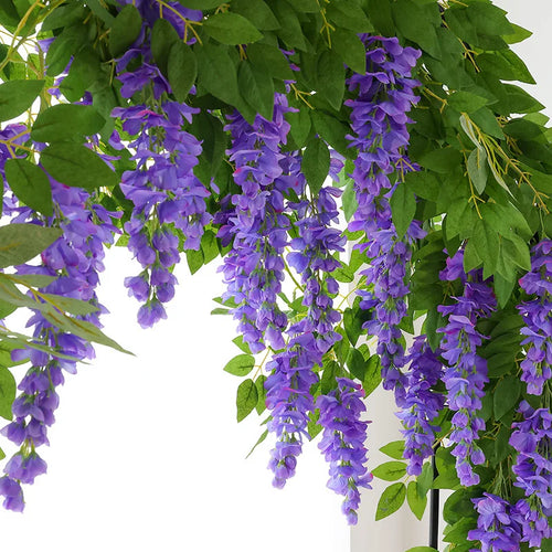 guirlande de fleurs artificielles pour décoration de mariage - vue 3 sur 10