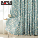 Rideau occultant floral style européen pour salon chambre