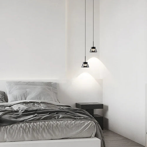 suspension moderne en verre pour intérieur design minimaliste - vue 4 sur 8