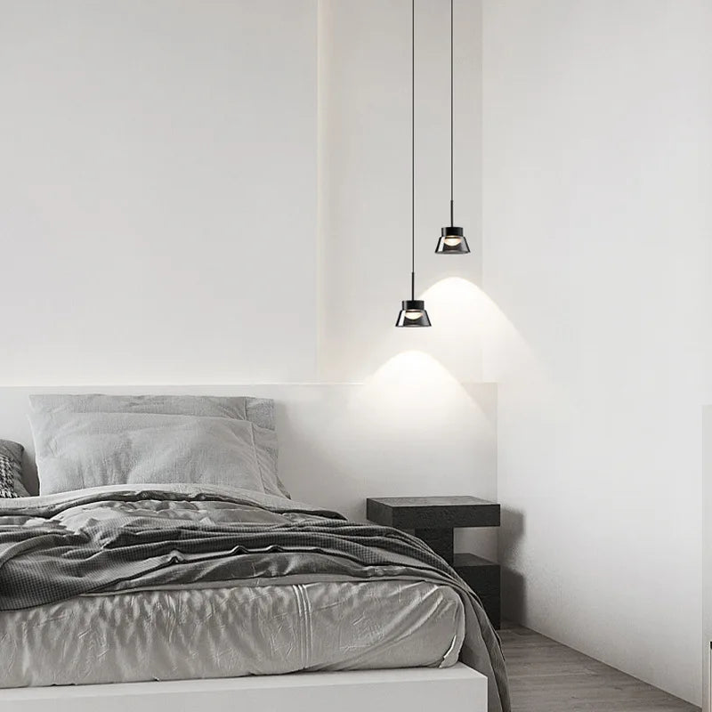 suspension moderne en verre pour intérieur design minimaliste - vue 4 sur 8