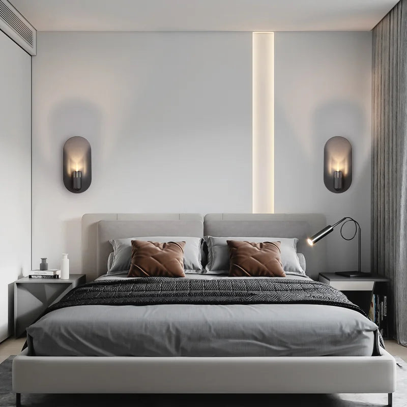 applique murale led en aluminium pour intérieur créatif et moderne