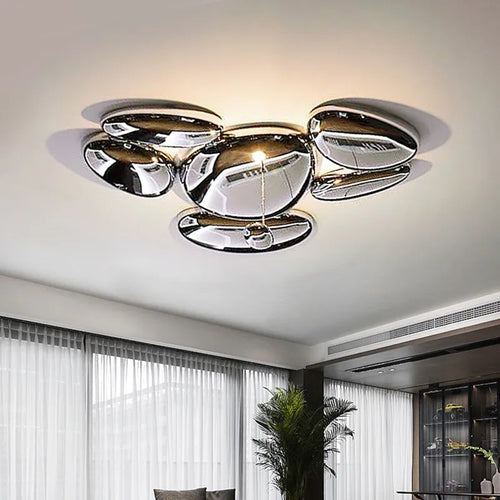 Plafonnier led moderne goutte décoré