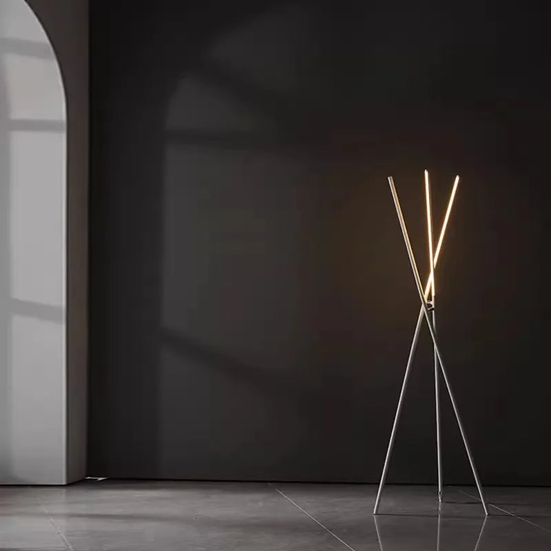 Minimalisme moderne lampadaire LED salon canapé côté créativité atmosphère lampadaires chambre interrupteur au pied luminaires