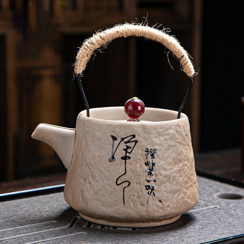 Service thé japonais kungfu céramique théière tasses rétro
