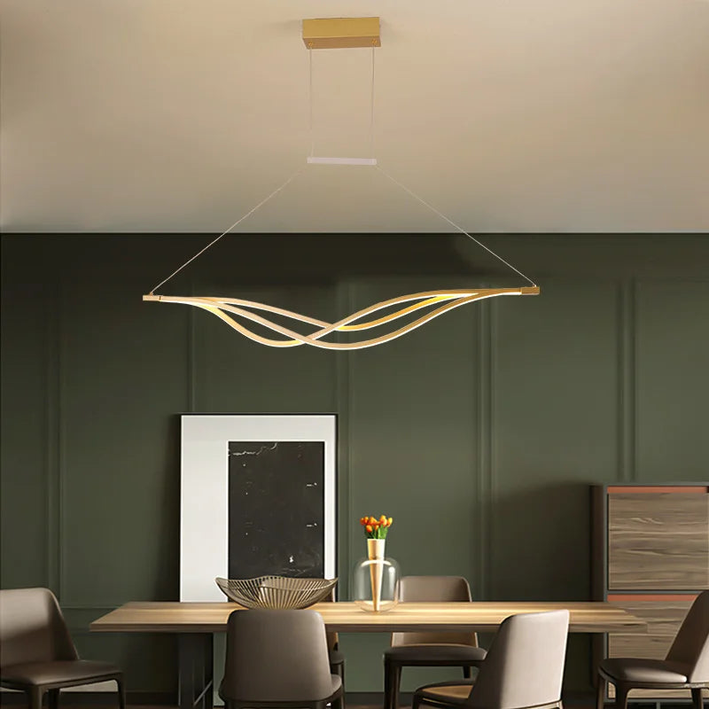 lustre moderne led décoratif pour restaurants et espaces intérieurs - vue 7 sur 10