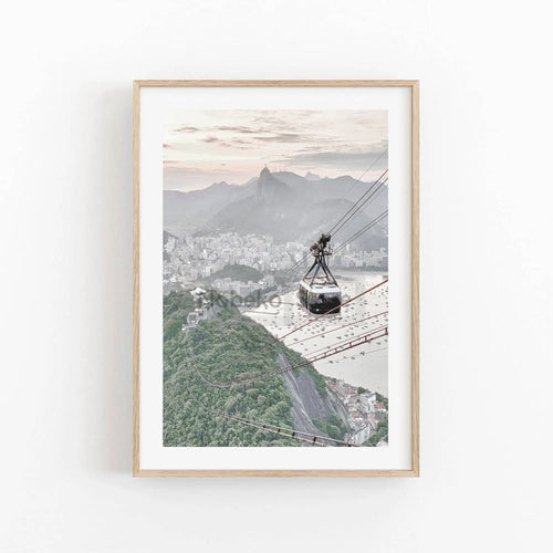 affiches de paysage de rio de janeiro pour décoration murale