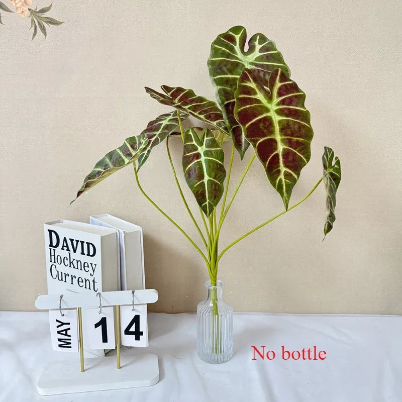 plante artificielle à 9 têtes pour décoration intérieure et extérieure - vue 10 sur 11