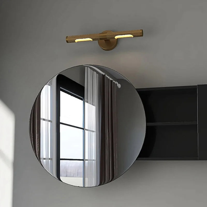 Applique murale de miroir en cuivre de Style américain