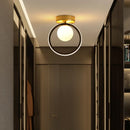 led verre white plafonnier decor chambre salon escalier balcon