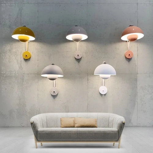 Applique murale nordique LED en forme de bourgeon